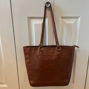 BORN Brown Shoulder Bag with matching wrist wallet